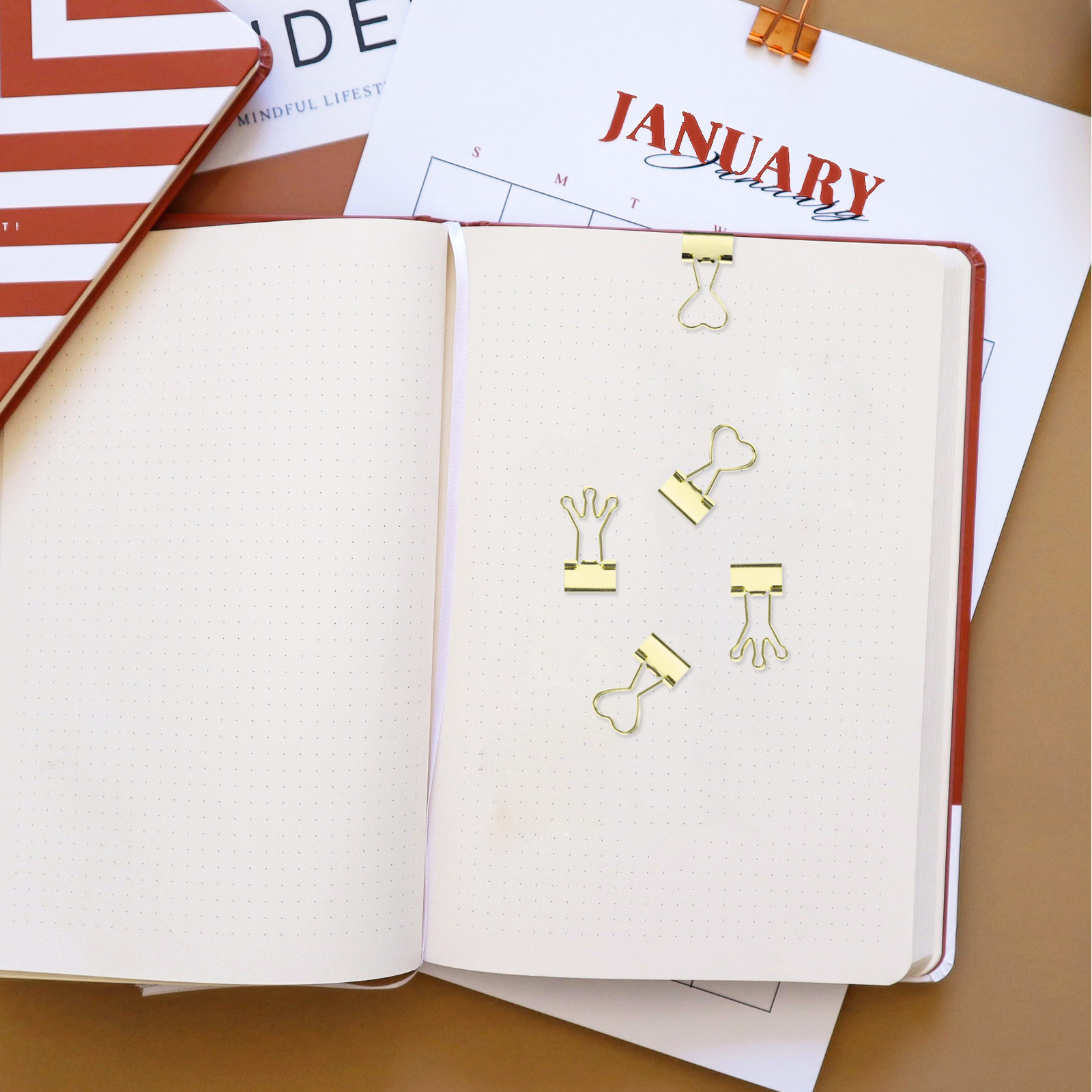 Binder Clip Assorted - Clips de reliure en forme de