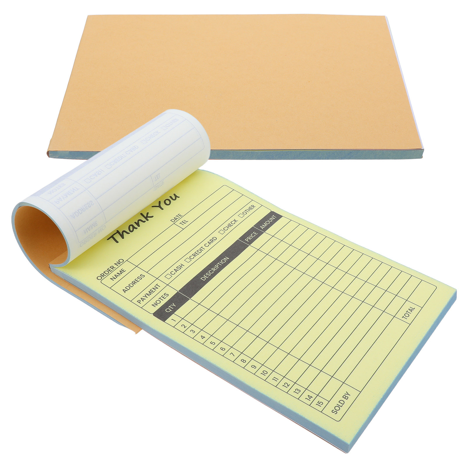 Lot de 2 carnets de reçus auto - Carbon Copy Book avis et prix