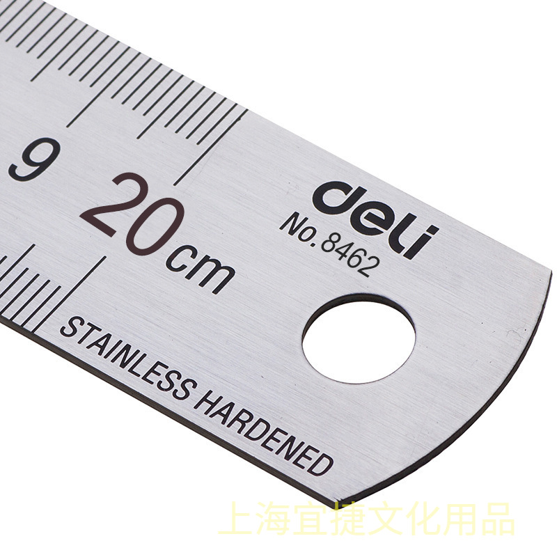 Deli – règle droite en métal e - Stationery Office And School Supply Stores avis et prix