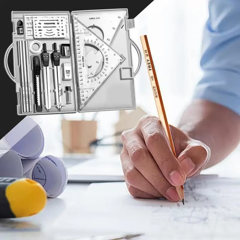 Kit de dessin règles et compas - Compass Geometry Set avis et prix