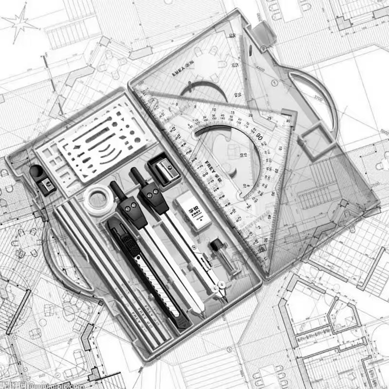 Kit de dessin règles et compas - Compass Geometry Set avis et prix