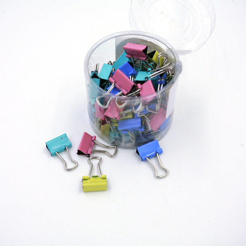 60 mini-clips de reliure métal - Binder Clip Assorted avis et prix