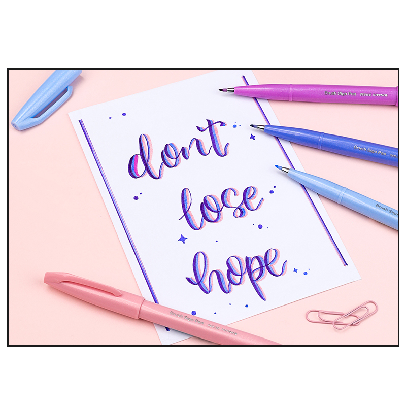 PENTEL TOUCH – stylo de callig - Pentel Pen Sign Pen avis et prix