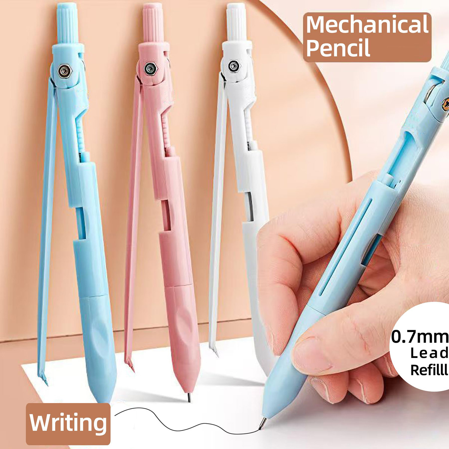 Crayon mécanique de 0,7 mm, co - Compass Geometry Set avis et prix